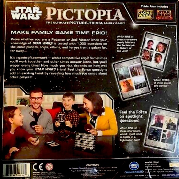 PICTOPIA Star Wars Trivia Game - Picture 2 of 2